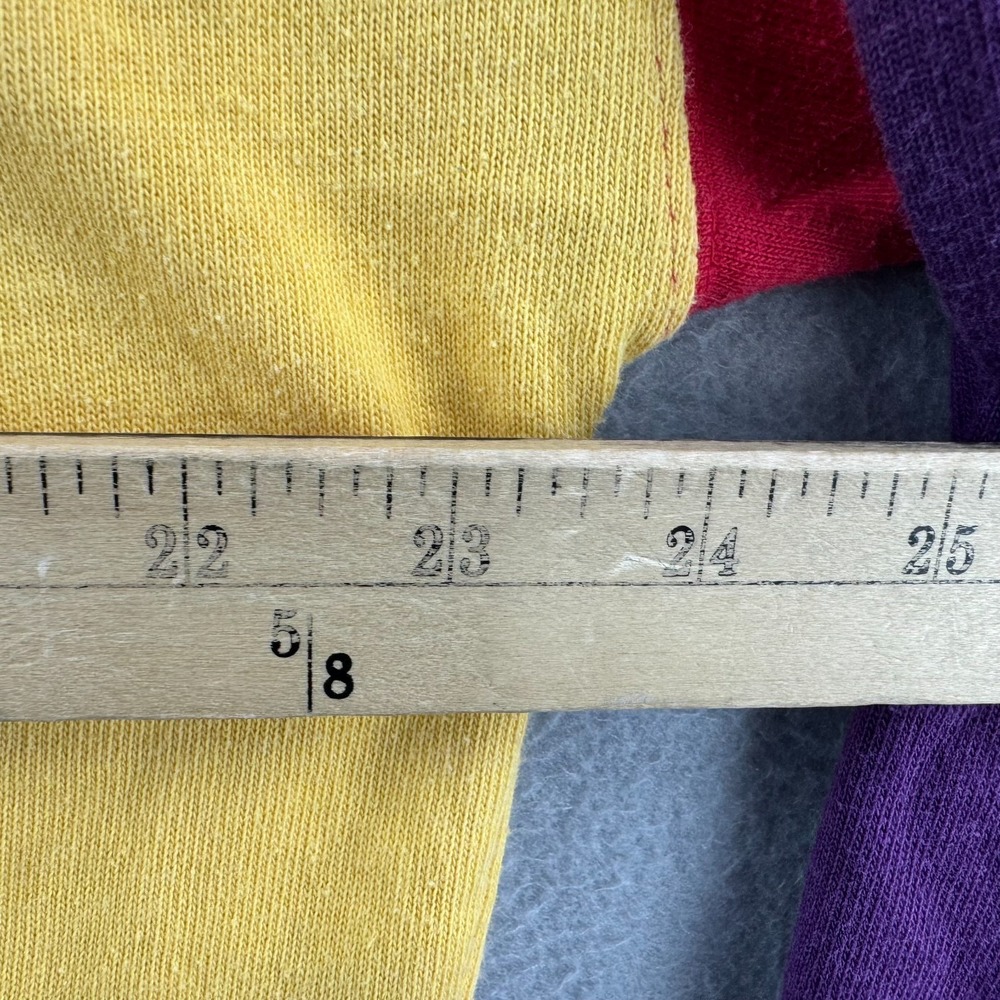 Vintage 80s Rugby Shirt Mens XL Long Sleeve Cotton Blend Jersey Collared Polo 10 - Picture 15 of 16